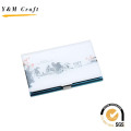 High Quality Metal PU Leather Business Name Card Holder